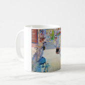 Straat met Franse vlaggen, Manet Koffiemok (Voorkant links)