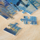 Straat met Franse vlaggen, Manet Legpuzzel (Zijkant)