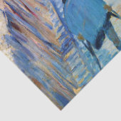 Straat met Franse vlaggen, Manet Tissuepapier (Detail)