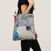 Straat met Franse vlaggen, Manet Tote Bag (Dichtbij)