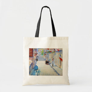 Straat met Franse vlaggen, Manet Tote Bag