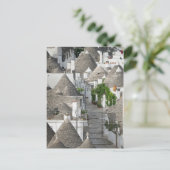 Straat met trulli-huizen in Alberobello, Puglia Briefkaart (Staand voorkant)