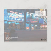 straat, NEW YORK Briefkaart (Achterkant)