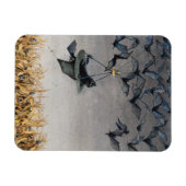 Straat op Till Morning Magnet Magneet (Horizontaal)