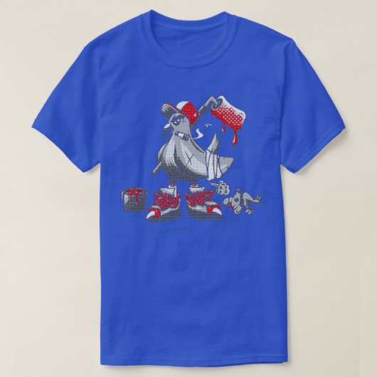 Straat Pigeon 3 T-shirt (Design voorkant)