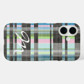 Straat Pset Pattern met monogram Case-Mate iPhone Case (Achterkant (horizontaal))