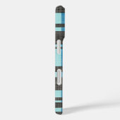 Straat Pset Pattern met monogram Case-Mate iPhone Case (Achterkant / Rechts)