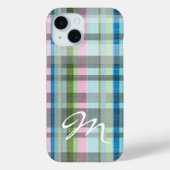 Straat Pset Pattern met monogram Case-Mate iPhone Case (Achterkant)