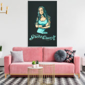 Straat Queen opgespannen canvasprint Canvas Afdruk (Insitu (Woonkamer))