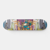 Straat Retro Hond, Pet en Sneakers | grappig Persoonlijk Skateboard (Horizontaal)