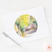Straat Ronde Sticker (Envelop)