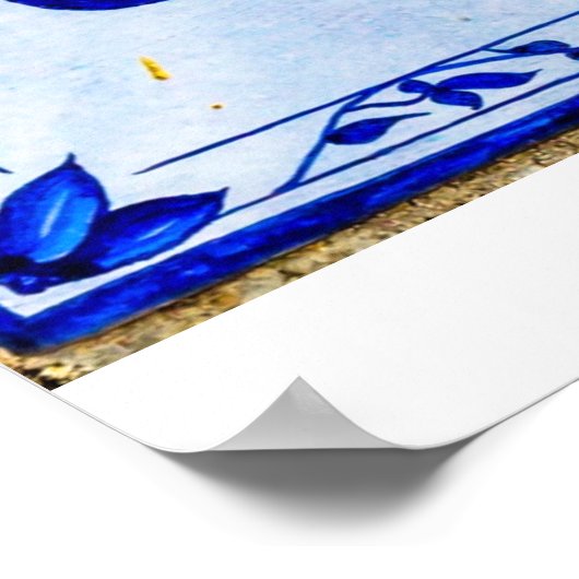  straat Rue du Barry Poster (Hoek)