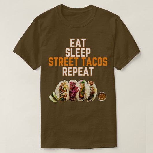 Straat Tacos T-shirt (Design voorkant)