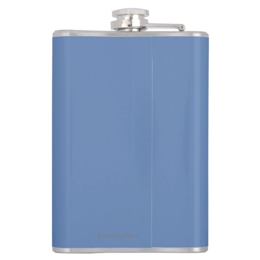 Straat Uitzicht met Clock Clock-rail met Couple & Heupfles (Achterkant)