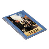 Straat Uitzicht met Clock Clock-rail met Couple &  Notitieboek (Rechterzijde)