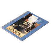 Straat Uitzicht met Clock Clock-rail met Couple &  Notitieboek (Linkerzijde)