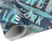 Straat, Urban, stijl, stad, woorden, graffiti, bla Cadeaupapier (Rol Hoek)