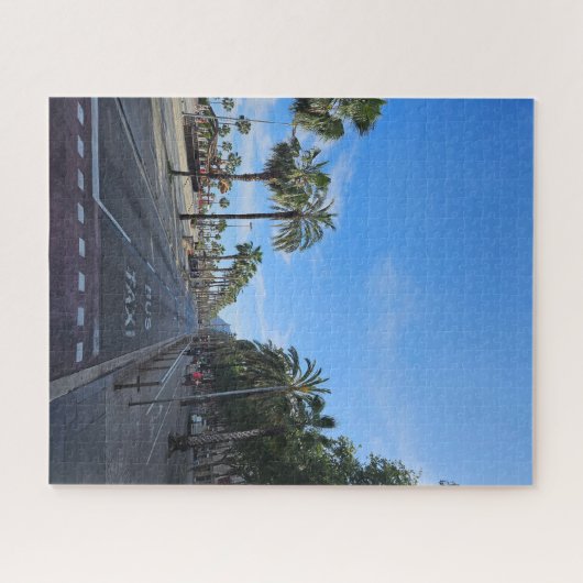 Straat van Barcelona Legpuzzel (Horizontaal)