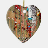 Straat van Boston Keramisch Ornament (Rechts)