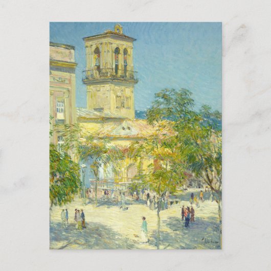 Straat van de Grote Kapitein | Childe Hassam Briefkaart (Voorkant)