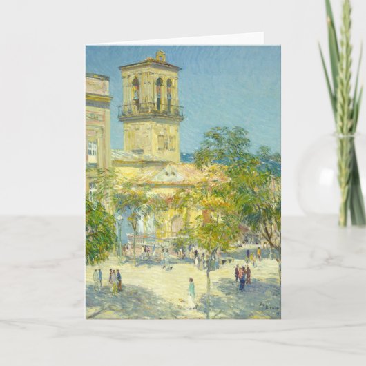 Straat van de Grote Kapitein | Childe Hassam Kaart (Voorkant)