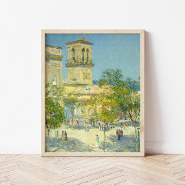 Straat van de Grote Kapitein | Childe Hassam Poster