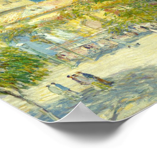 Straat van de Grote Kapitein | Childe Hassam Poster (Hoek)