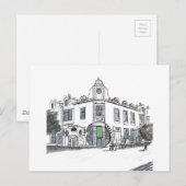 straat van de oude stad briefkaart (Voorkant / Achterkant)