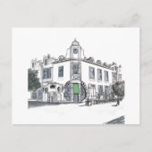 straat van de oude stad briefkaart (Voorkant)