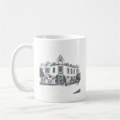 straat van de oude stad koffiemok (Links)