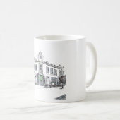 straat van de oude stad koffiemok (Voorkant rechts)