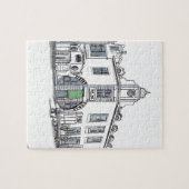 straat van de oude stad legpuzzel (Horizontaal)