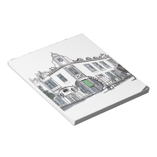 straat van de oude stad notitieblok (Schuin)