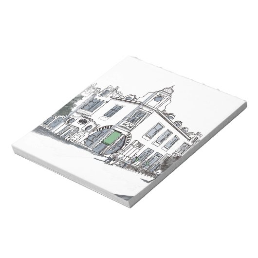 straat van de oude stad notitieblok (Linkerzijde)