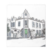 straat van de oude stad notitieblok (Voorkant)