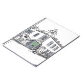 straat van de oude stad notitieboek (Linkerzijde)