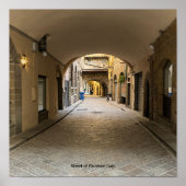 Straat van Florence Italië Poster (Voorkant)