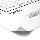 Straat van Georgia en Straat van Juan de Fuca Graf Poster (Hoek)