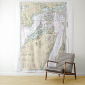 Straat van Georgia en Straat van Juan de Fuca Graf Wandkleed (In situ)