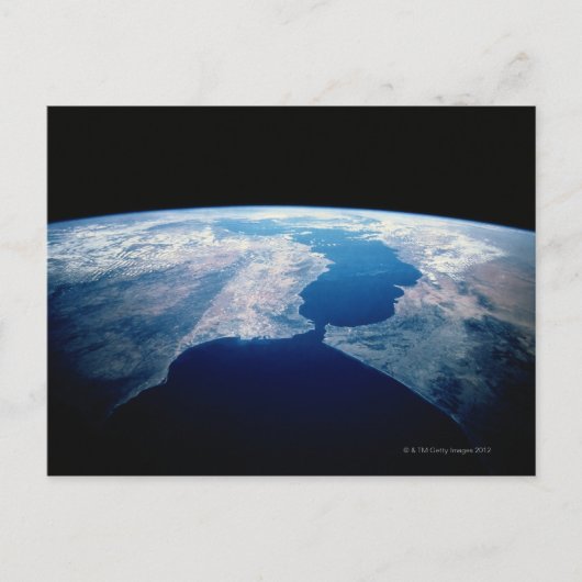 Straat van Gibraltar Briefkaart (Voorkant)