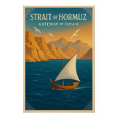Straat van Hormuz - Gateway of Oman Perfect Poster (Voorkant)