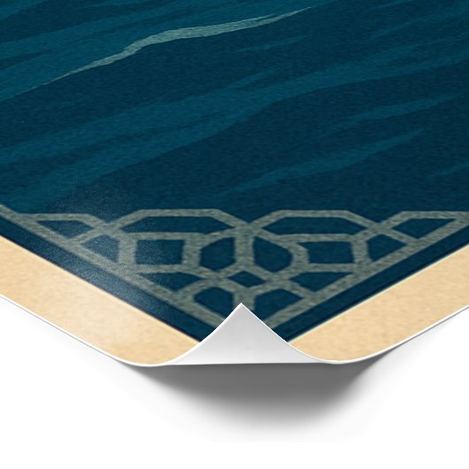 Straat van Hormuz - Gateway of Oman Perfect Poster (Hoek)