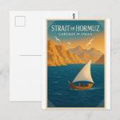 Straat van Hormuz – Gateway van Oman Briefkaart (Voorkant / Achterkant)
