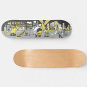 Straat van Jeremyville Skateboard (Horizontaal)