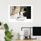 Straat van Jeruzalem Poster (Thuiskantoor)