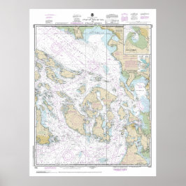 Straat van Juan de Fuca tot Straat van Georgia Poster