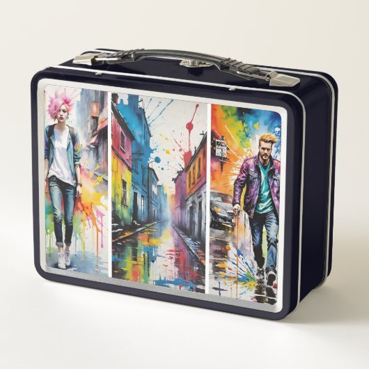 Straat van kleur (Achterkant)