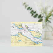 Straat van Mackinac Ansichtkaart Briefkaart (Staand voorkant)