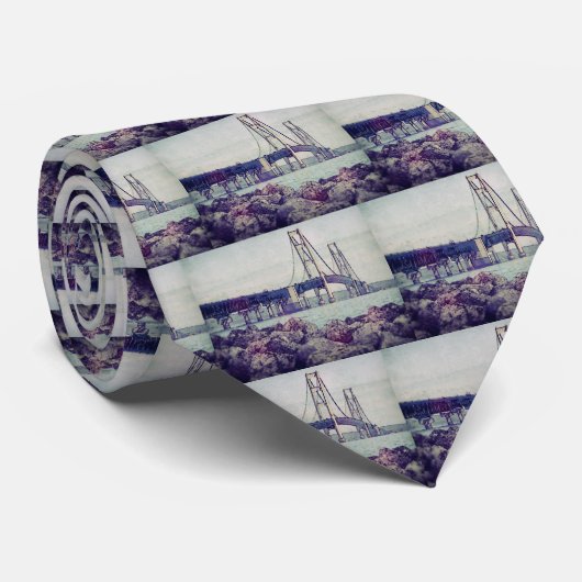 Straat van makreel stropdas (Opgerold)