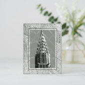 Straat van New York met Empire State Building Briefkaart (Staand voorkant)